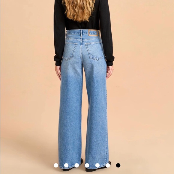 La Ligne Isadora High-rise Wide- leg Jean, Sz 28 - Picture 4 of 8